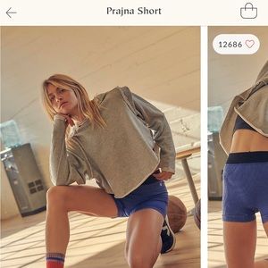 Free People Movement Blue Prajna Short